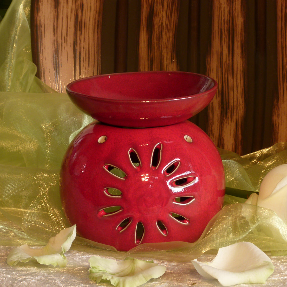 Keramik Duftlampe rund