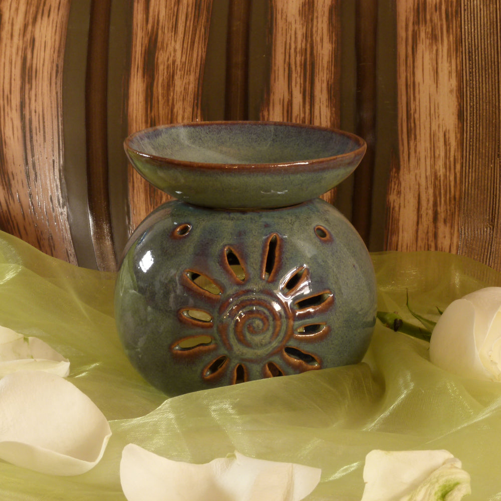 Keramik Duftlampe rund